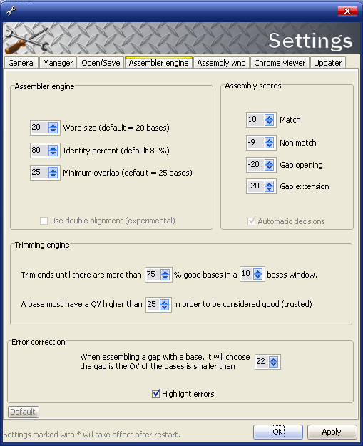 dna assembly software